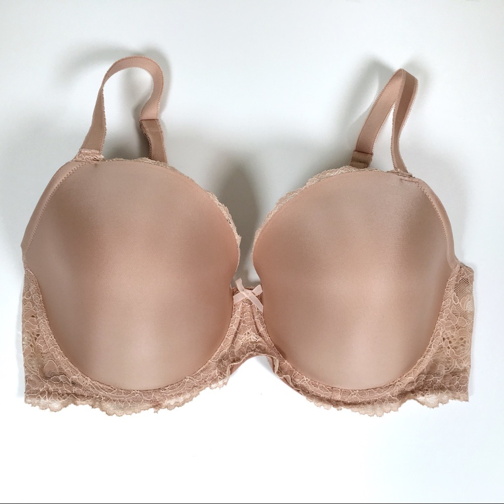Victoria's Secret Dream Angles Lace Nude Bra 36DDD